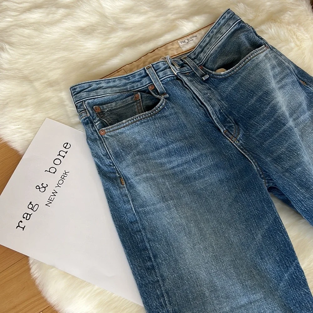 BOGO Rag & Bone Maya High Rise Straight in Orion. EUC. - Picture 5 of 7